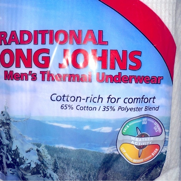 Indera Men’s thermal underwear NIP sz 2XL tall (46-48) - Picture 4 of 7